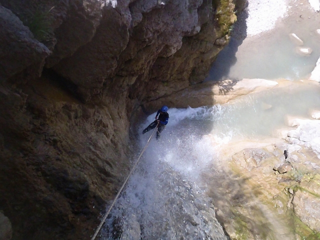 Descendiendo un barranco